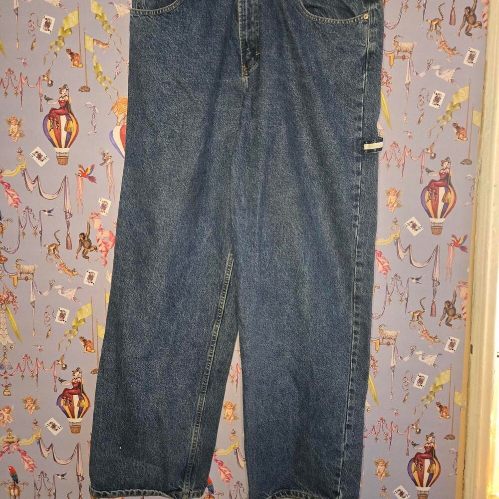 Navy tommy hilfiger baggy jeans